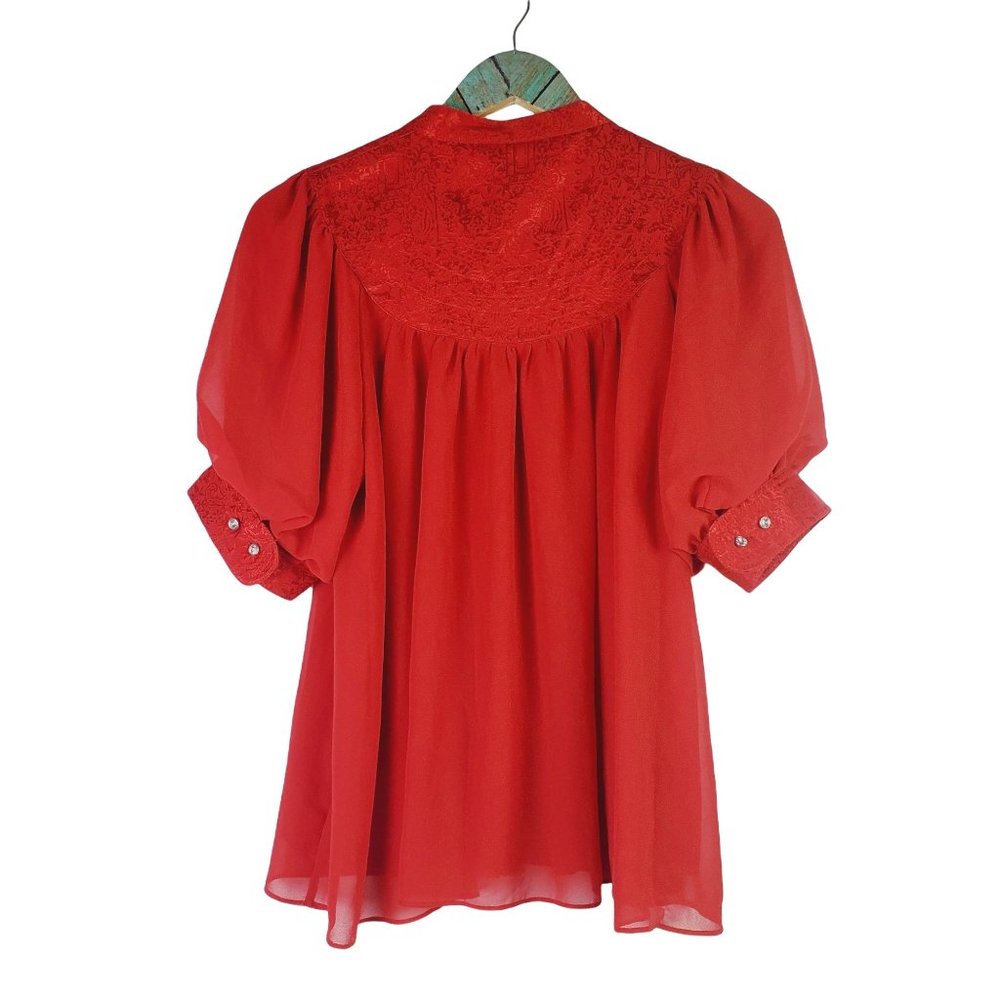 Moulinette Soeurs Anthro Colline Blouse Top Sz 6 - Picture 7 of 11